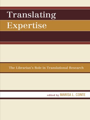 cover image of Translating Expertise